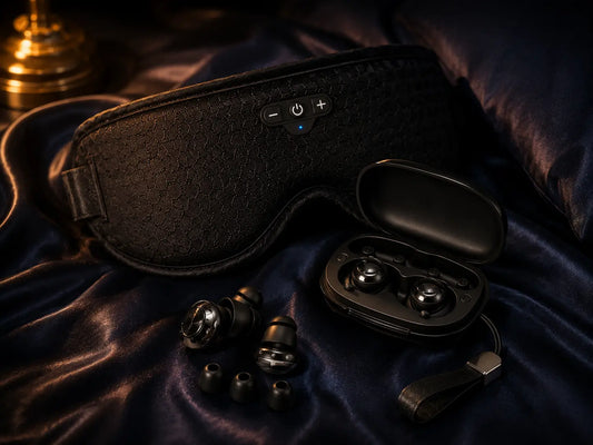 Pack Nuit Silencieuse Cozynuit : masque de sommeil Bluetooth et bouchons d'oreilles anti-bruit