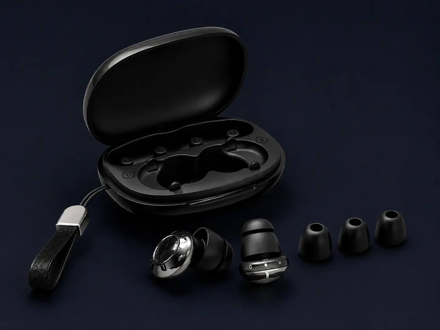 Bouchons d'oreilles anti-bruit noirs pour dormir