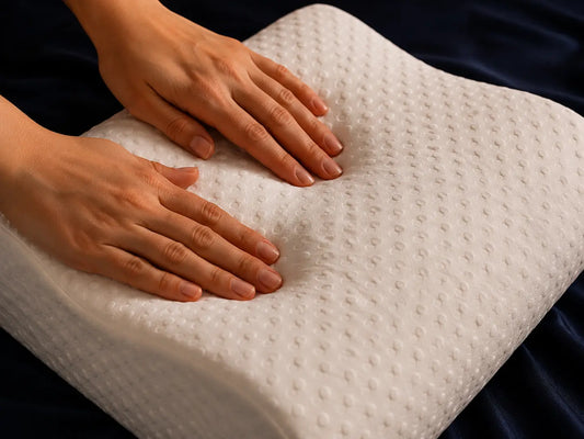 Oreiller ergonomique soutenant la nuque pendant le sommeil