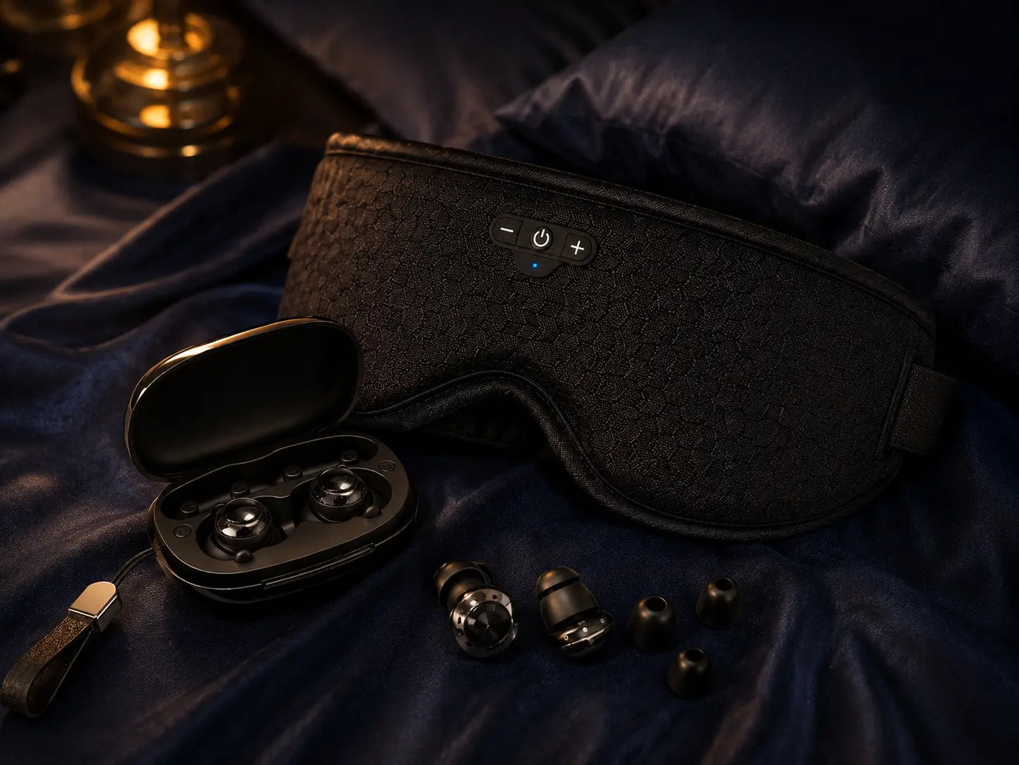 Pack Nuit Silencieuse Cozynuit : bouchons d'oreilles et masque de sommeil Bluetooth
